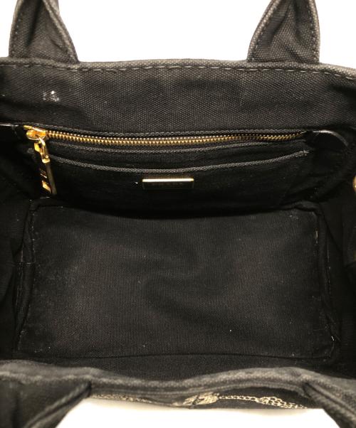 PRADA（プラダ）PRADA (プラダ) 2WAYカナパSハンドバッグ ブラックの古着・服飾アイテム