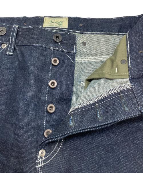 Schott（ショット）Schott (ショット) ファイアプルーフ ワイド デニムパンツ ネイビー サイズ:30の古着・服飾アイテム