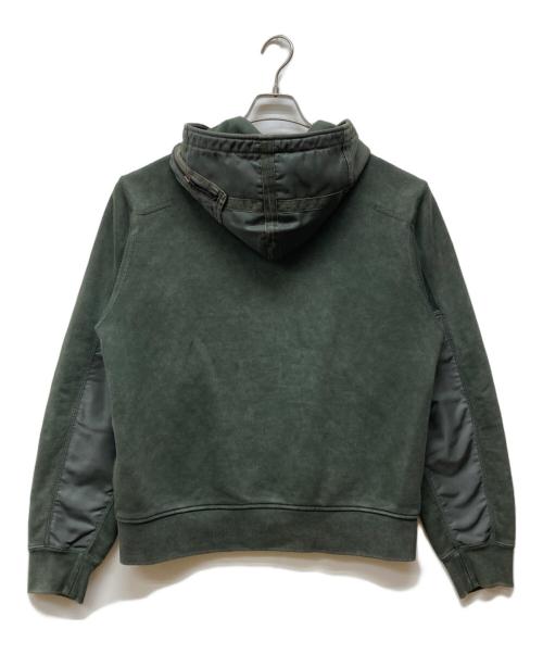 AVIREX（アヴィレックス）AVIREX (アヴィレックス) ジップパーカー ダストデビル スウェット グリーン サイズ:Mの古着・服飾アイテム