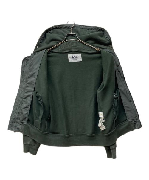 AVIREX（アヴィレックス）AVIREX (アヴィレックス) ジップパーカー ダストデビル スウェット グリーン サイズ:Mの古着・服飾アイテム