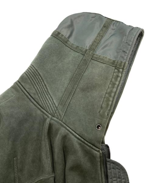AVIREX（アヴィレックス）AVIREX (アヴィレックス) ジップパーカー ダストデビル スウェット グリーン サイズ:Mの古着・服飾アイテム