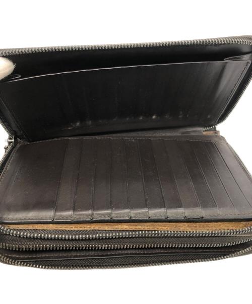 Berluti（ベルルッティ）Berluti (ベルルッティ) コアマキシカリグラフィ ジップ付きカードケース ブラウンの古着・服飾アイテム