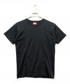 DIESELディーゼル）の古着「刺繍ロゴtシャツ」｜ブラック
