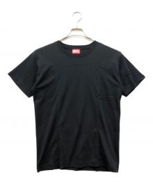 DIESEL（ディーゼル）の古着「刺繍ロゴtシャツ」｜ブラック