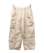 evam eva vieエヴァムエヴァ ヴィー）の古着「LINEN PANTS」｜アイボリー