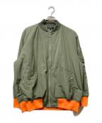 CRONOSクロノス）の古着「MA-1ジャケット」｜カーキ