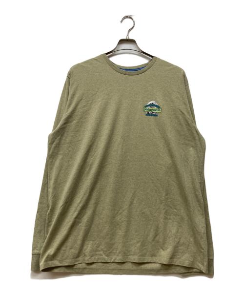Patagonia（パタゴニア）Patagonia (パタゴニア) ロングスリーブ・グレート・ウェーブス・レスポンシビリティー カーキ サイズ:L 未使用品の古着・服飾アイテム