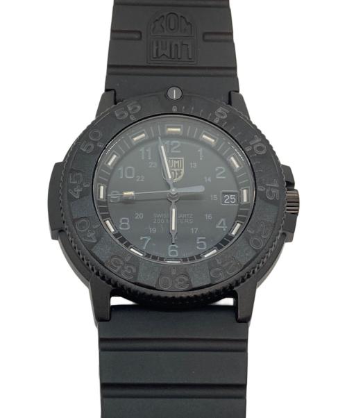 LUMINOX（ルミノックス）LUMINOX (ルミノックス) 3001 blackout ブラックの古着・服飾アイテム