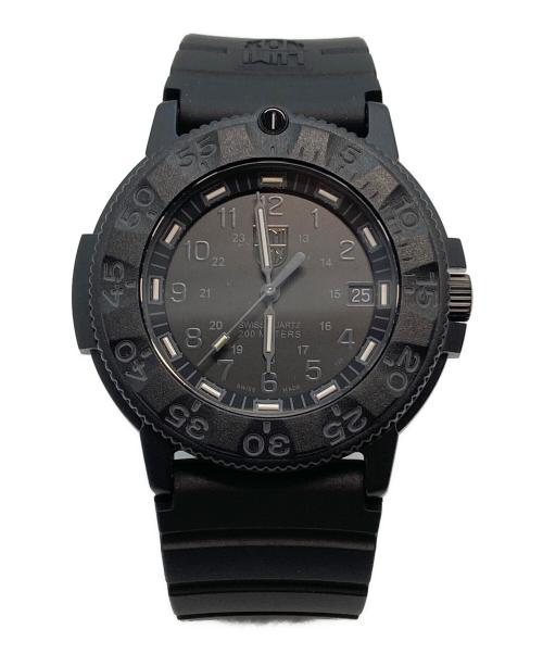 LUMINOX（ルミノックス）LUMINOX (ルミノックス) 3001 blackout ブラックの古着・服飾アイテム
