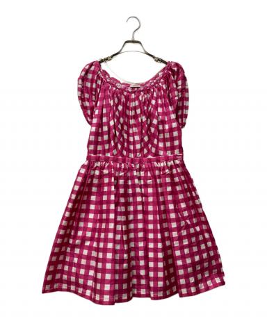 miu miu シルク・チュニック 中古・古着通販】MIU MIU (ミュウミュウ) シルクチェックチュニック