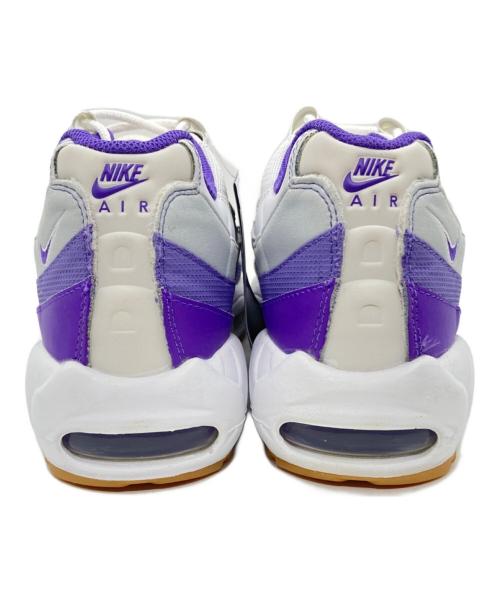 NIKE（ナイキ）NIKE (ナイキ) エアマックス95 パープル×ホワイト サイズ:28㎝の古着・服飾アイテム