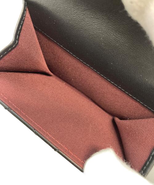 CHANEL（シャネル）CHANEL (シャネル) マトラッセココマークダブルホックウォレット ブラックの古着・服飾アイテム