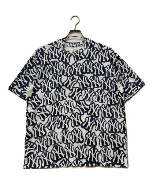 SUPREME（シュプリーム）SUPREME (シュプリーム) New York Yankees Airbrush S/S Top ネイビー サイズ:Sの古着・服飾アイテム
