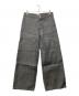 Menes（メネス）の古着「Okayama Selvedge Baggy Denim Slacks/オカヤマセルビッチバギーデニムスラックス」｜ブラック