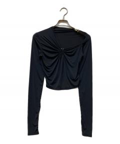 中古・古着通販】CLANE (クラネ) CHINTZ FLOWER SQUARE SLEEVE TOPS