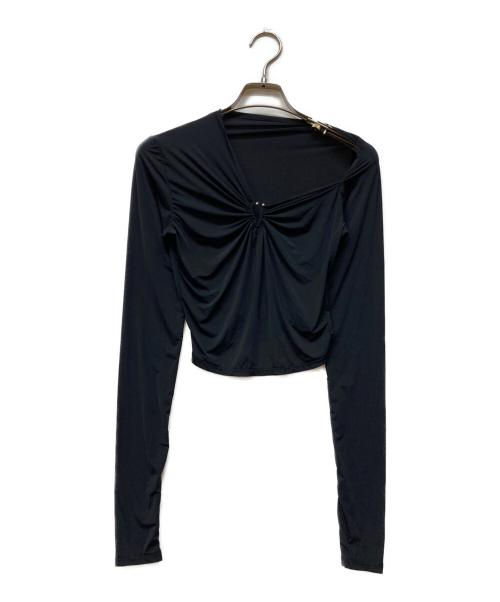 THEREDTHREAD（ザレッドスレッド）THEREDTHREAD (ザレッドスレッド) S symbol oneshoulder tops ブラック サイズ:FREEの古着・服飾アイテム