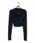 THEREDTHREAD（ザレッドスレッド）の古着「S symbol oneshoulder tops」｜ブラック