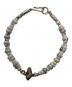 sunku (サンク) BEAMS (ビームス) Stone Bracelet ホワイト：7000円