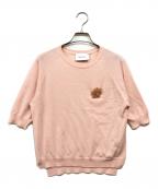 Simone Rochaシモーネ ロシャ）の古着「カシミヤシルクブレンドビジューニット」｜ピンク