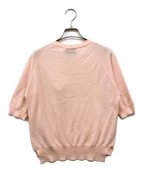 Simone Rocha（シモーネ ロシャ）Simone Rocha (シモーネ ロシャ) カシミヤシルクブレンドビジューニット ピンク サイズ:Mの古着・服飾アイテム