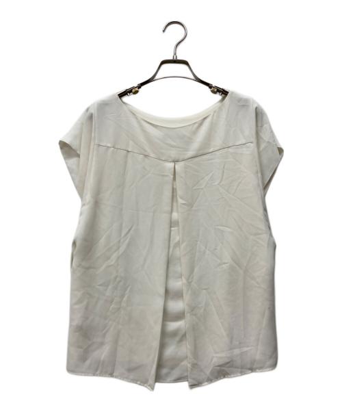 theory luxe（セオリーリュクス）theory luxe (セオリーリュクス) ノースリーブブラウス ホワイト サイズ:38の古着・服飾アイテム