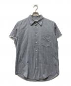 Martin Margiela 10マルタン・マルジェラ 10）の古着「カットオフ半袖シャツ」｜グレー