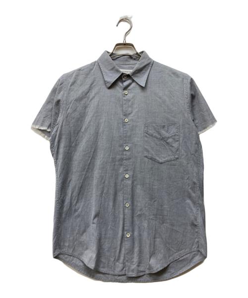 Martin Margiela 10（マルタン・マルジェラ 10）Martin Margiela 10 (マルタン・マルジェラ 10) カットオフ半袖シャツ グレー サイズ:1の古着・服飾アイテム