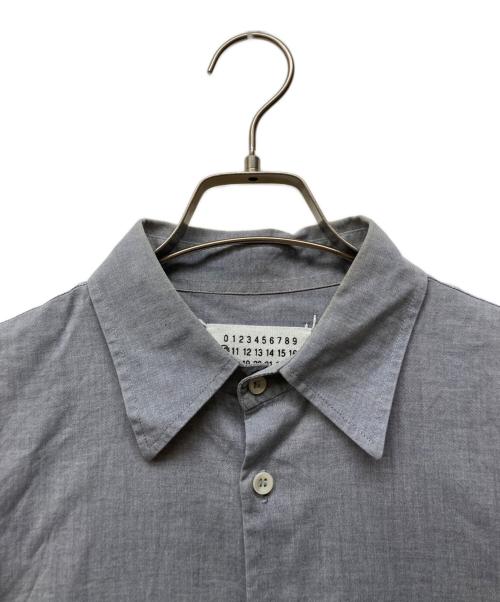 Martin Margiela 10（マルタン・マルジェラ 10）Martin Margiela 10 (マルタン・マルジェラ 10) カットオフ半袖シャツ グレー サイズ:1の古着・服飾アイテム