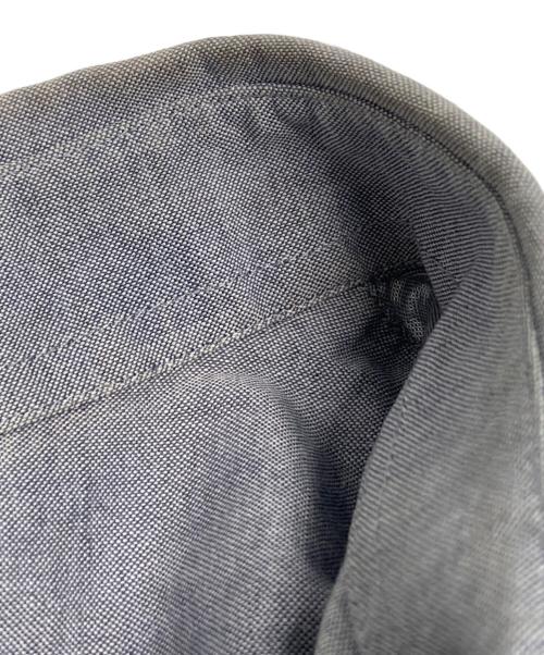 Martin Margiela 10（マルタン・マルジェラ 10）Martin Margiela 10 (マルタン・マルジェラ 10) カットオフ半袖シャツ グレー サイズ:1の古着・服飾アイテム