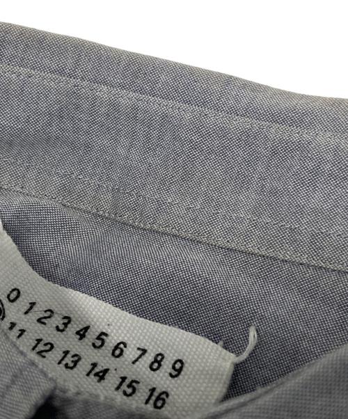Martin Margiela 10（マルタン・マルジェラ 10）Martin Margiela 10 (マルタン・マルジェラ 10) カットオフ半袖シャツ グレー サイズ:1の古着・服飾アイテム