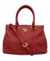 PRADA（プラダ）の古着「VITELLO PHENIX 2WAYレザートートバッグ」｜レッド