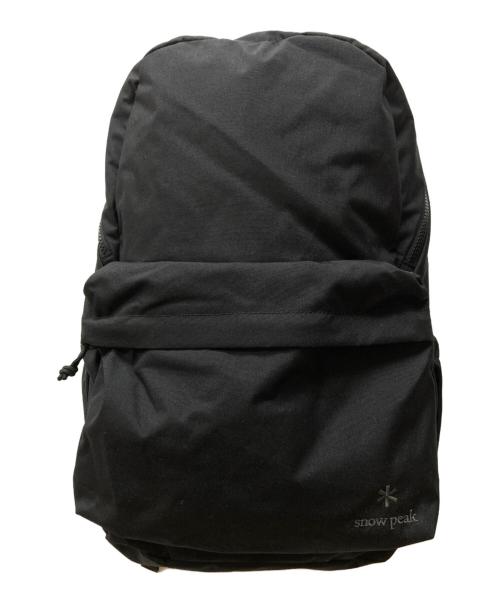 Snow peak（スノーピーク）snow peak (スノーピーク) リュック ブラックの古着・服飾アイテム