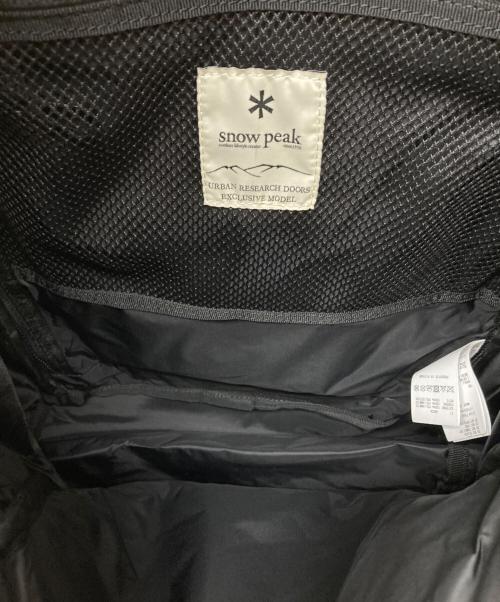 Snow peak（スノーピーク）snow peak (スノーピーク) リュック ブラックの古着・服飾アイテム