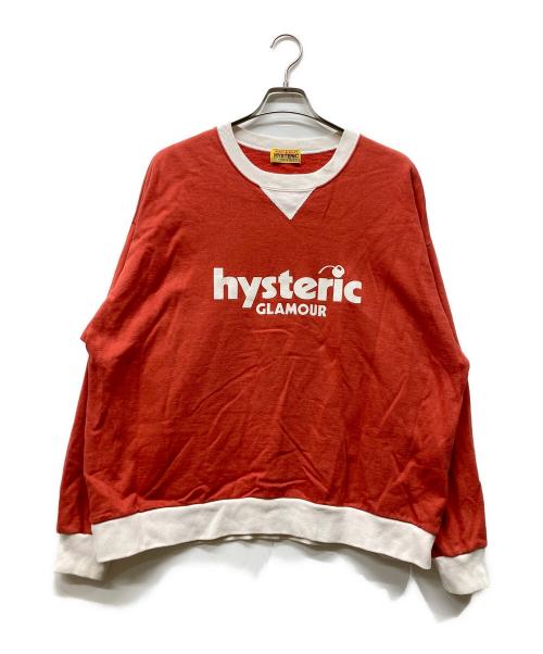 Hysteric Glamour（ヒステリックグラマー）Hysteric Glamour (ヒステリックグラマー) CHERRY LOGO オーバーサイズスウェット レッド サイズ:FREEの古着・服飾アイテム