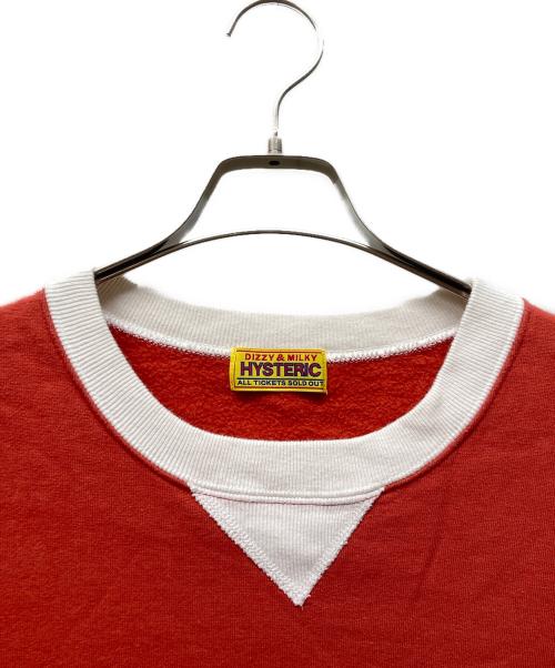 Hysteric Glamour（ヒステリックグラマー）Hysteric Glamour (ヒステリックグラマー) CHERRY LOGO オーバーサイズスウェット レッド サイズ:FREEの古着・服飾アイテム