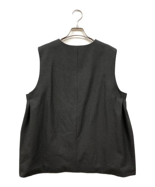 #Newans（ハッシュニュアンス）#Newans (ハッシュニュアンス) サイドギャザージレ グレーの古着・服飾アイテム
