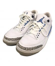 NIKE（ナイキ）の古着「Air Jordan 3 Retro "UNC"」｜ホワイト