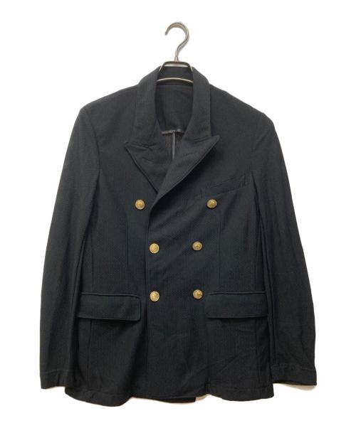 muta MARINE（ムータマリン）muta MARINE (ムータマリン) ストレッチメッシュ ダブルジャケット ブラック サイズ:Lの古着・服飾アイテム