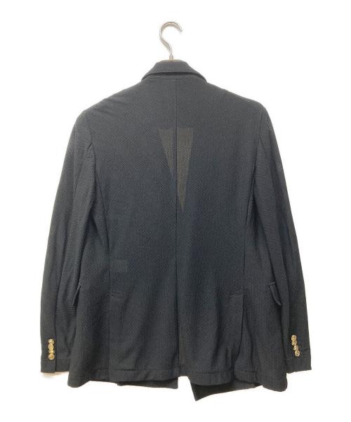 muta MARINE（ムータマリン）muta MARINE (ムータマリン) ストレッチメッシュ ダブルジャケット ブラック サイズ:Lの古着・服飾アイテム