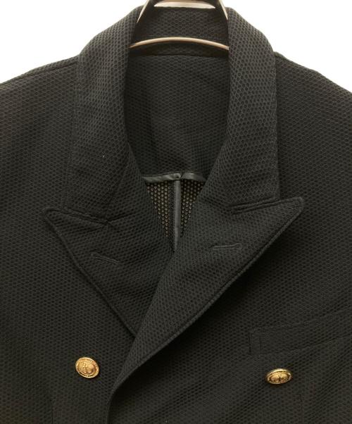 muta MARINE（ムータマリン）muta MARINE (ムータマリン) ストレッチメッシュ ダブルジャケット ブラック サイズ:Lの古着・服飾アイテム