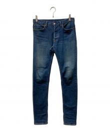 MINEDENIM（マインデニム）の古着「S.Slim STR USD」｜ブルー