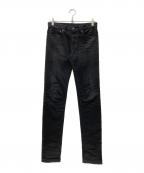 MINEDENIMマインデニム）の古着「S.Slim STR USD」｜ブラック