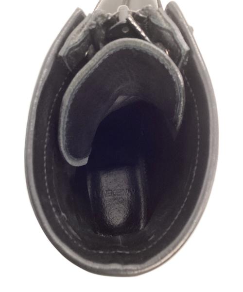 MINEDENIM（マインデニム）MINEDENIM (マインデニム) leather zipper unit military boots ブラック サイズ:41の古着・服飾アイテム
