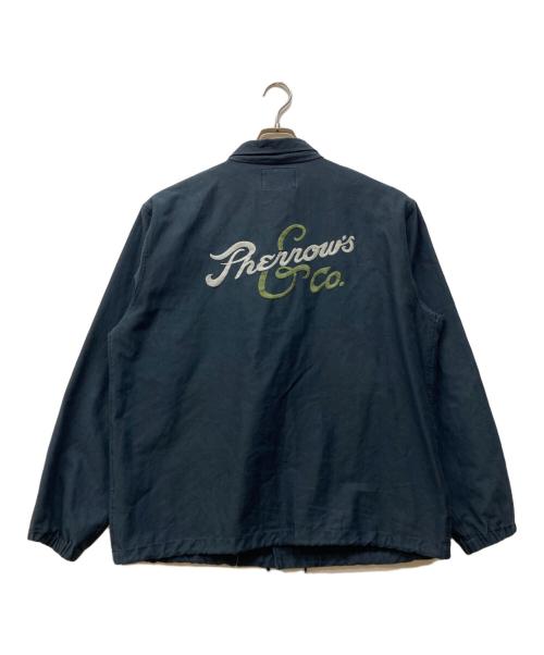 Pherrow's（フェローズ）Pherrow's (フェローズ) コーチジャケット ブラック サイズ:44の古着・服飾アイテム