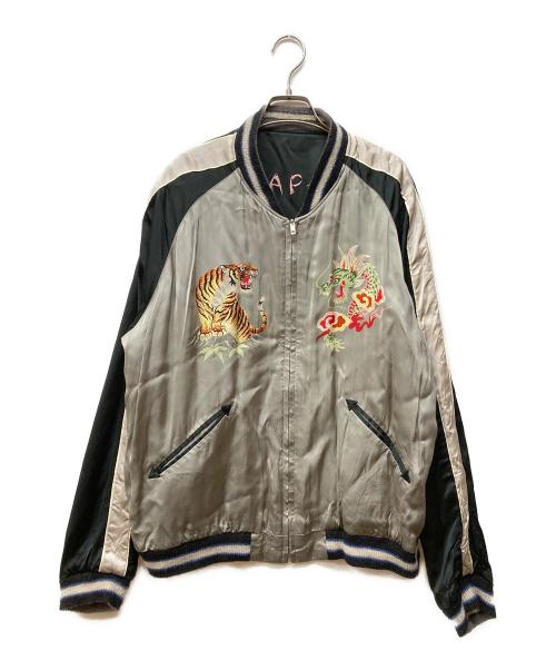 KOSHO&CO（コウショウ）KOSHO&CO (コウショウ) TAILOR TOYO (テーラー東洋) 1950s Style Acetate Souvenir Jacket “KOSHO & CO.” Special Edition ブラック サイズ:特々大の古着・服飾アイテム