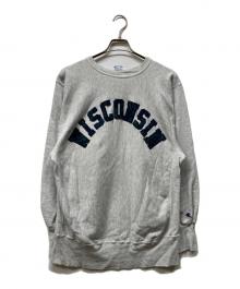 Champion REVERSE WEAVE（チャンピオン リバース ウィーブ）の古着「90sアーチロゴスウェット」｜グレー