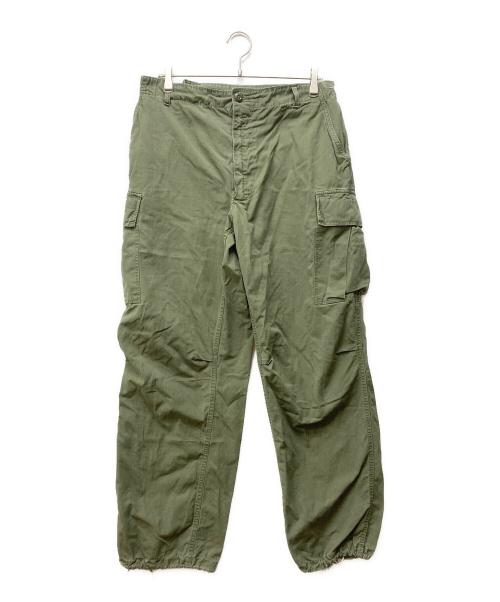US ARMY（ユーエスアーミー）US ARMY (ユーエスアーミー) ジャングルファティークカーゴパンツ グリーン サイズ:Lの古着・服飾アイテム