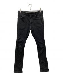 NUMBER (N)INE（ナンバーナイン）の古着「SKINNY STRETCH BLACK DENIM JEANS OW」｜ブラック