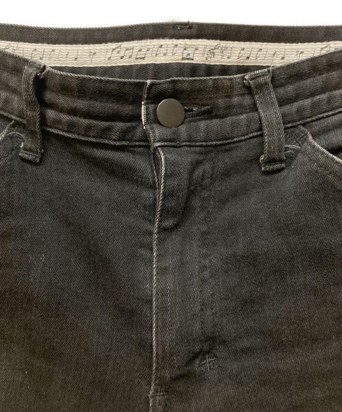 NUMBER (N)INE（ナンバーナイン）NUMBER (N)INE (ナンバーナイン) SKINNY STRETCH BLACK DENIM JEANS OW ブラック サイズ:3の古着・服飾アイテム
