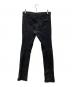 NUMBER (N)INE (ナンバーナイン) SKINNY STRETCH BLACK DENIM JEANS OW ブラック サイズ:3：9000円